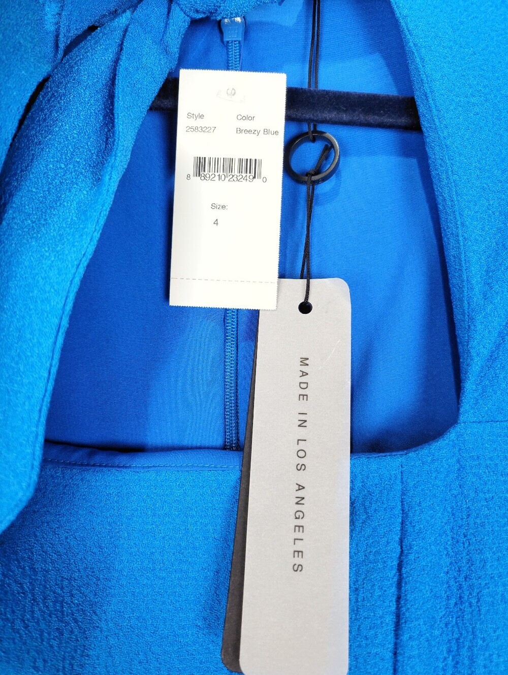 NWT Black Halo Coralia Breezy Blue A-Line Dress Size 4 - Picture 12 of 14